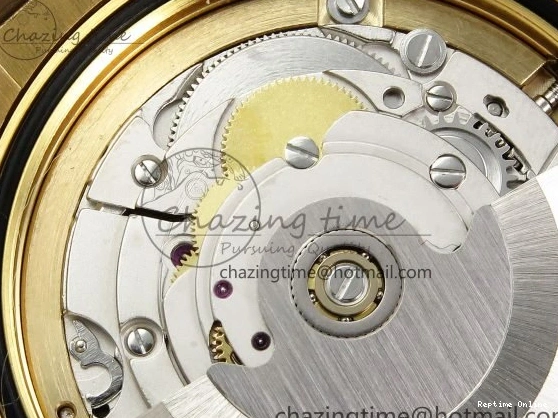 0420 WaterResistant Day Date 36 YG RAF 1:1 Best Edition Brown Oman Dial Diamonds Bezel on YG Bracelet A 1518